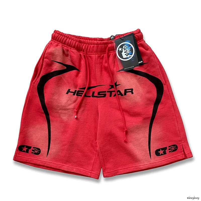 Hellstar Trendy and Cool Style Red Shorts