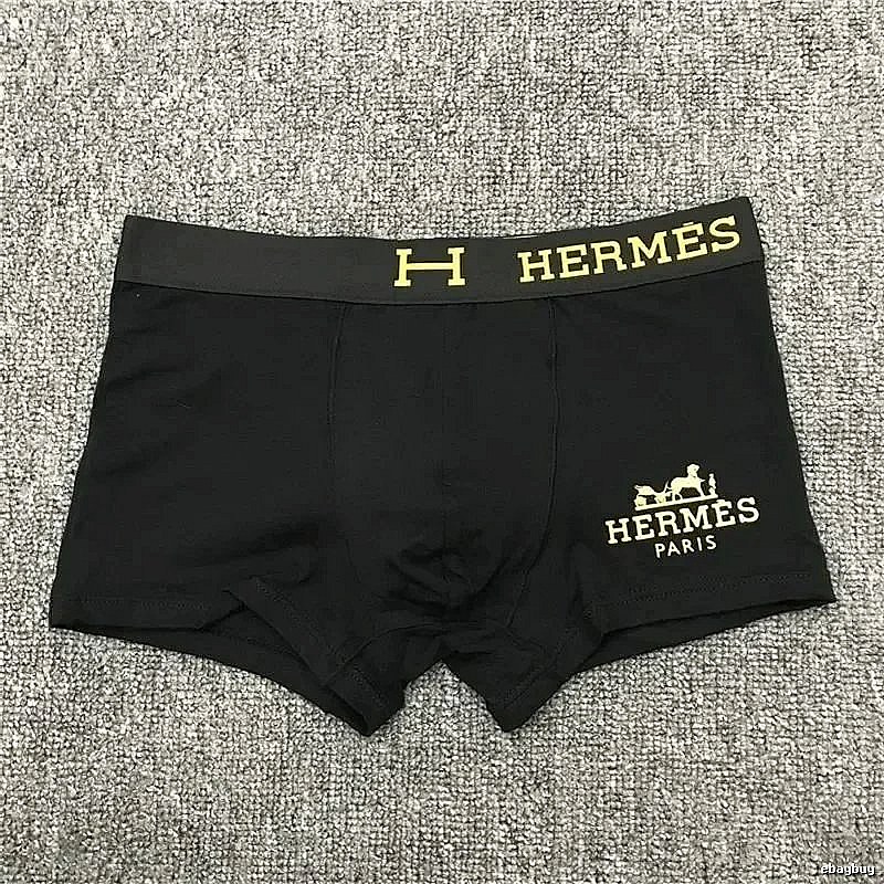Hermes Classic Logo boxer briefs Black Boxer Briefs for Daily Styling