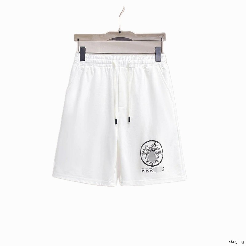 Hermès Printed Casual Style White Shorts