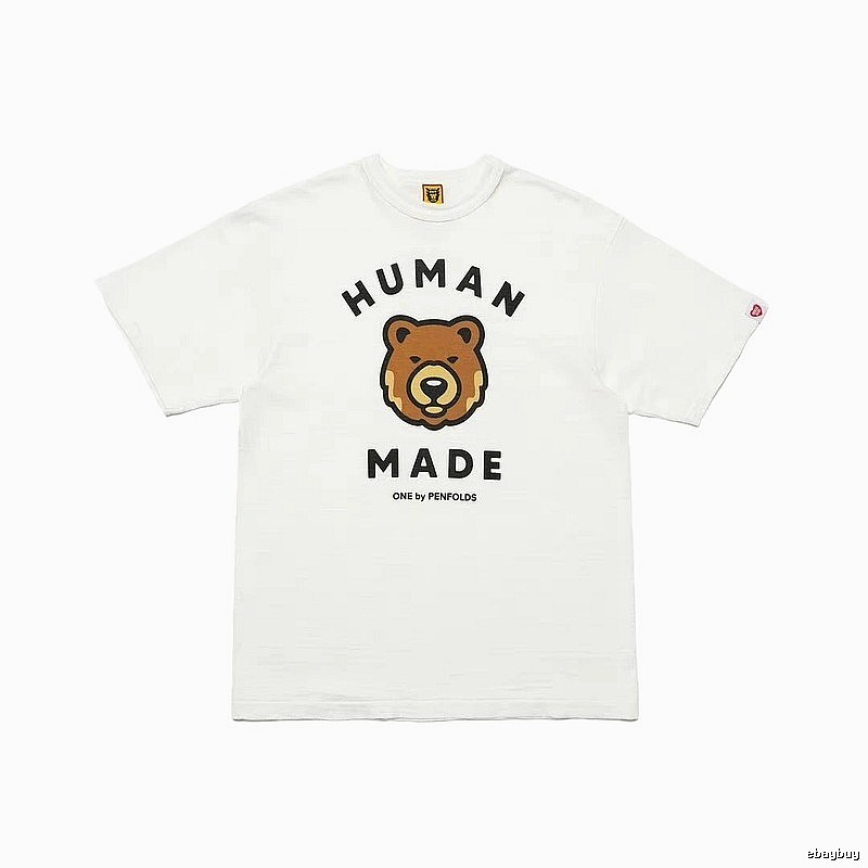 HUMAN MADE Bear Head Japanese Retro White T-Shirt