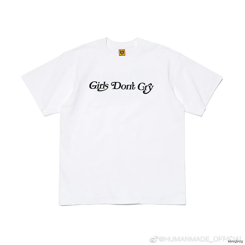 HUMAN MADE Co-branded Japanese Streetwear White Printed T-Shirt