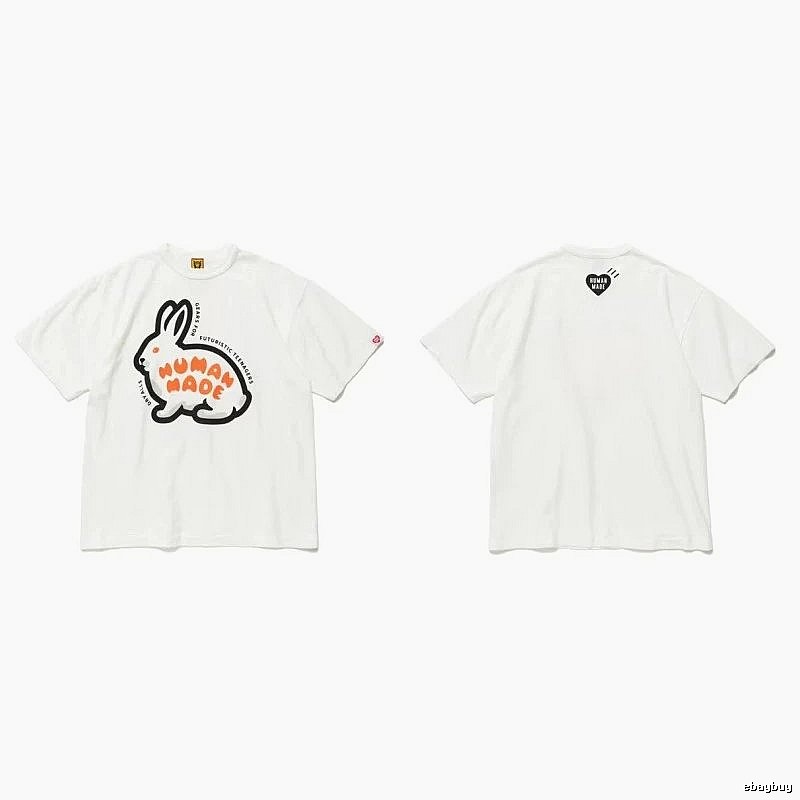 Human Made Daily Heart logo T-shirt Black Green Human with Visual Detail