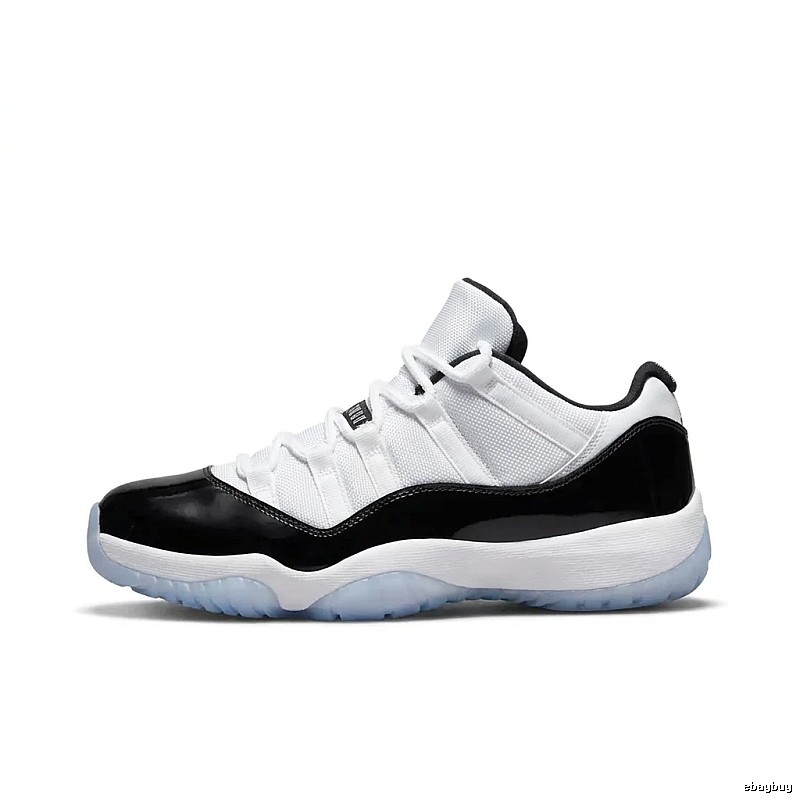 Jordan 11 Black and White Trendy Sports Shoes