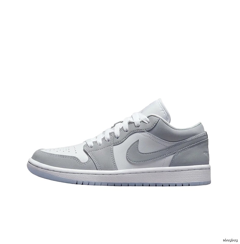 Jordan AJ1 Low-Top Gray-Toned Trendy Shoes