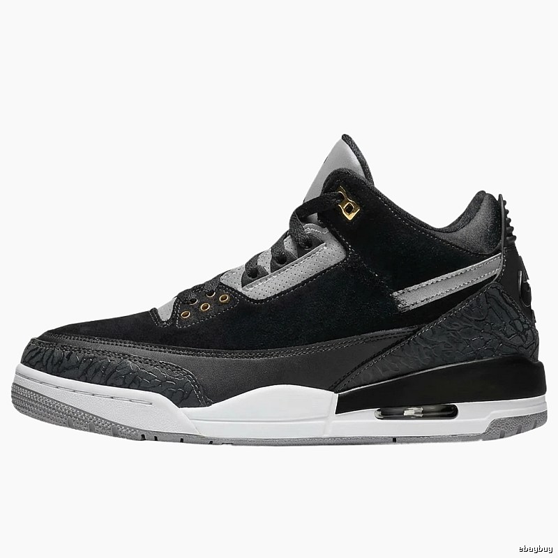 Jordan AJ3 Black and Gray Retro Sports Shoes