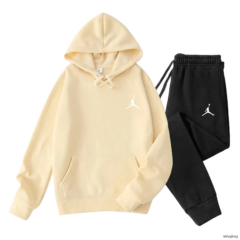 Jordan sportswear set (beige and black)