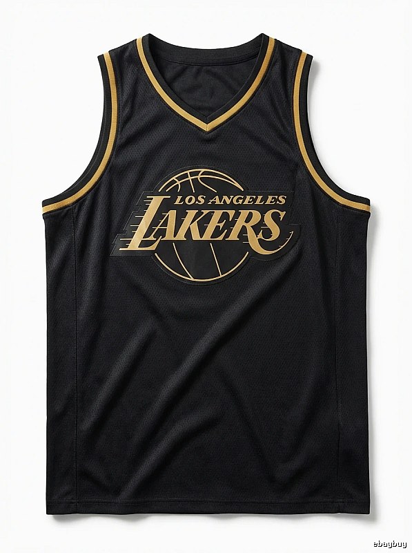 LBJ Lakers retro black jersey