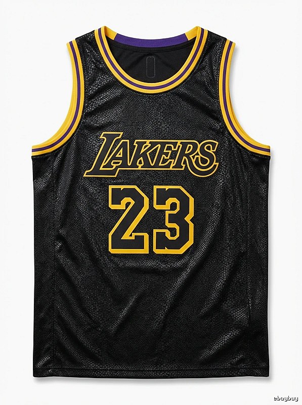 LBJ Lakers retro-style jersey
