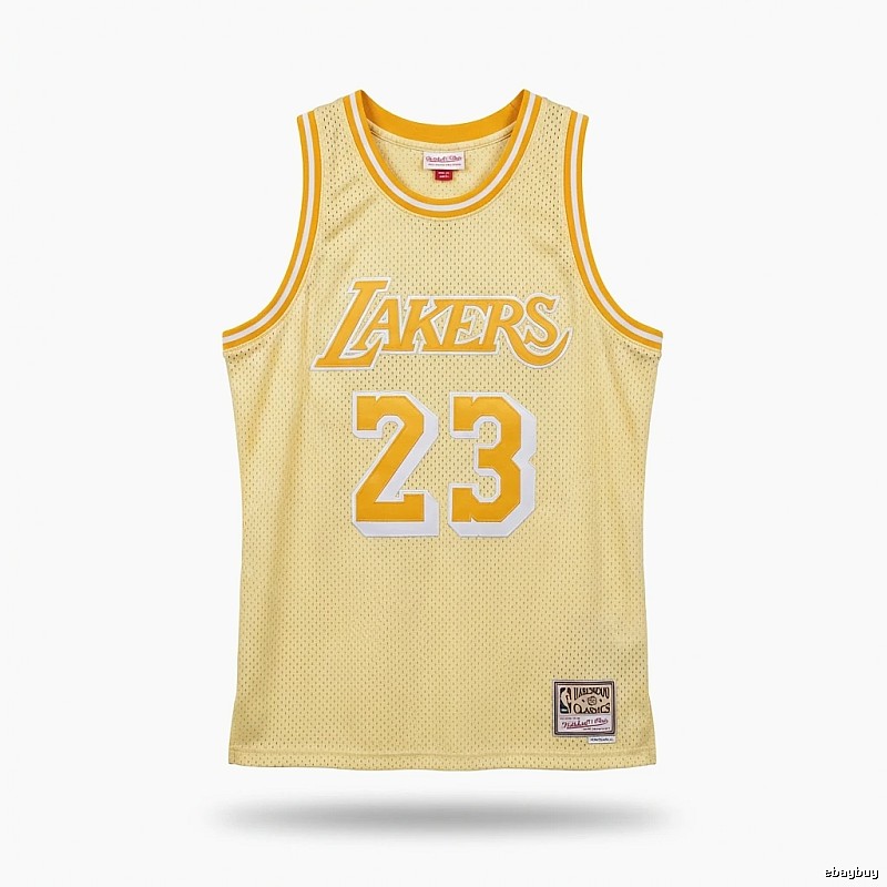 LBJ Lakers retro yellow jersey
