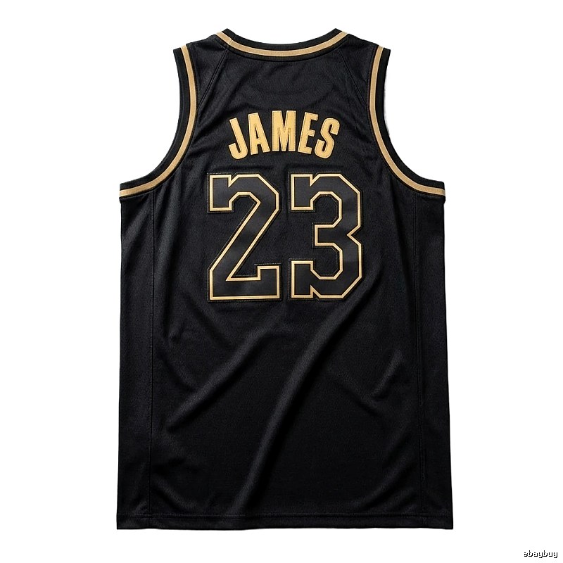 LBJ No.23 black basketball jersey
