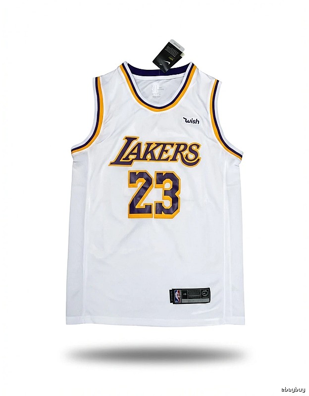 LBJ's retro white jersey of the Lakers