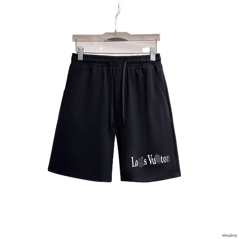 Louis Vuitton Casual Black Lettered Shorts