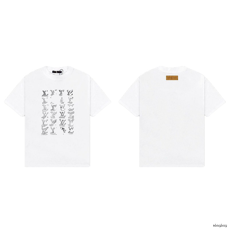 Louis Vuitton Graffiti Trend Style White T-Shirt