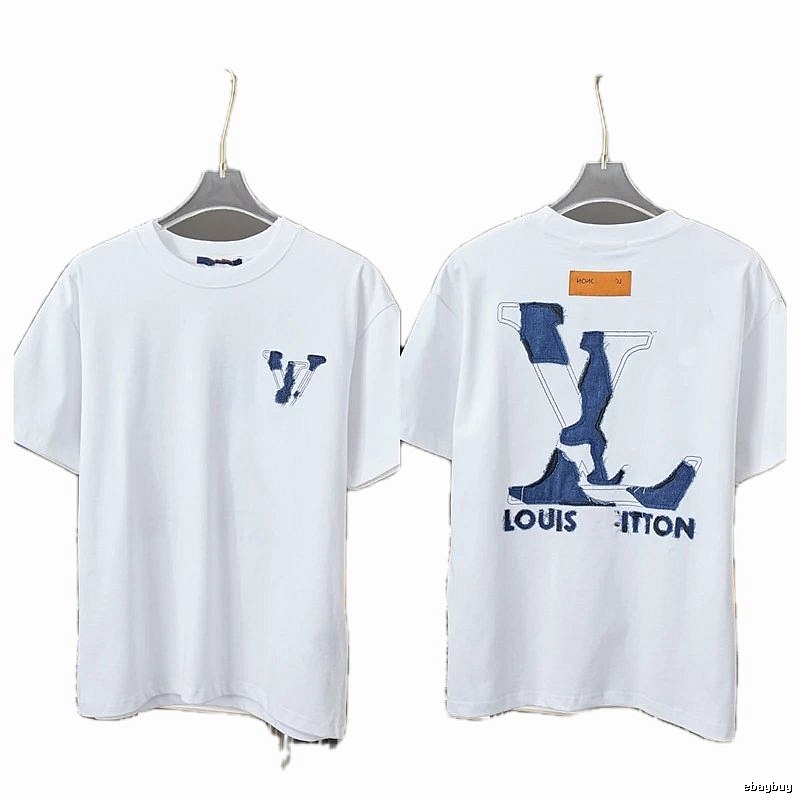 Louis Vuitton Patch Streetwear Style White Short-sleeve T-shirt
