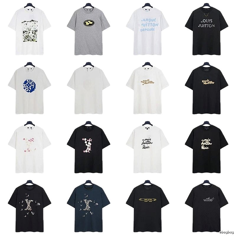 Louis Vuitton Printed Trendy Multi-color Short-sleeve T-shirt