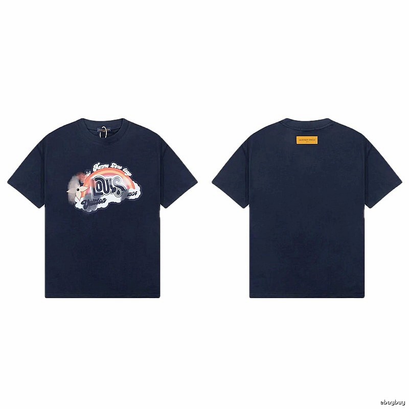 Louis Vuitton Rainbow Print Vintage Navy T-Shirt