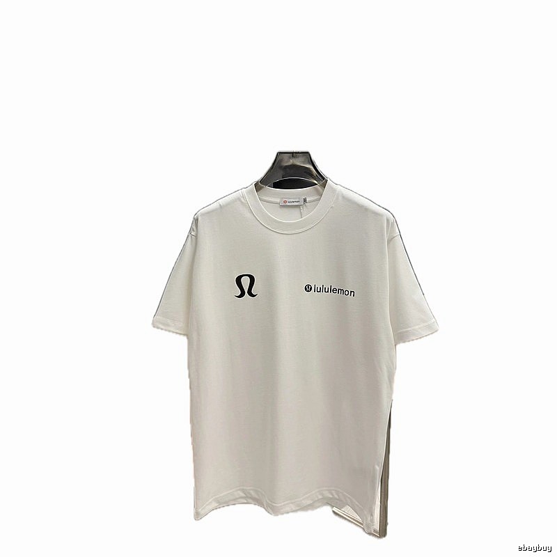 lululemon Classic Casual Style White Short Sleeve T-Shirt