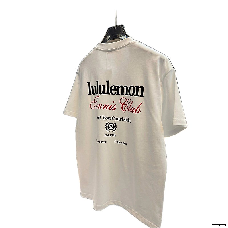 lululemon Tennis Club Casual Style White T-Shirt