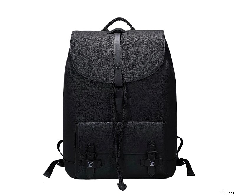 LV classic black backpack