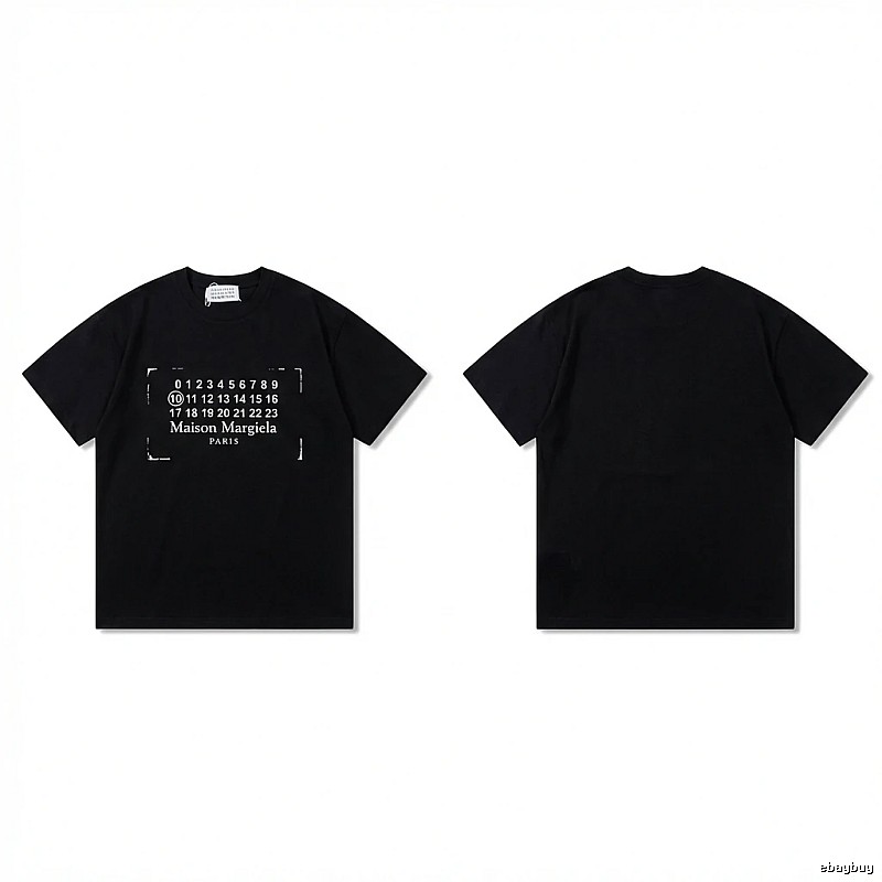Maison Margiela Digital Style Black T-shirt