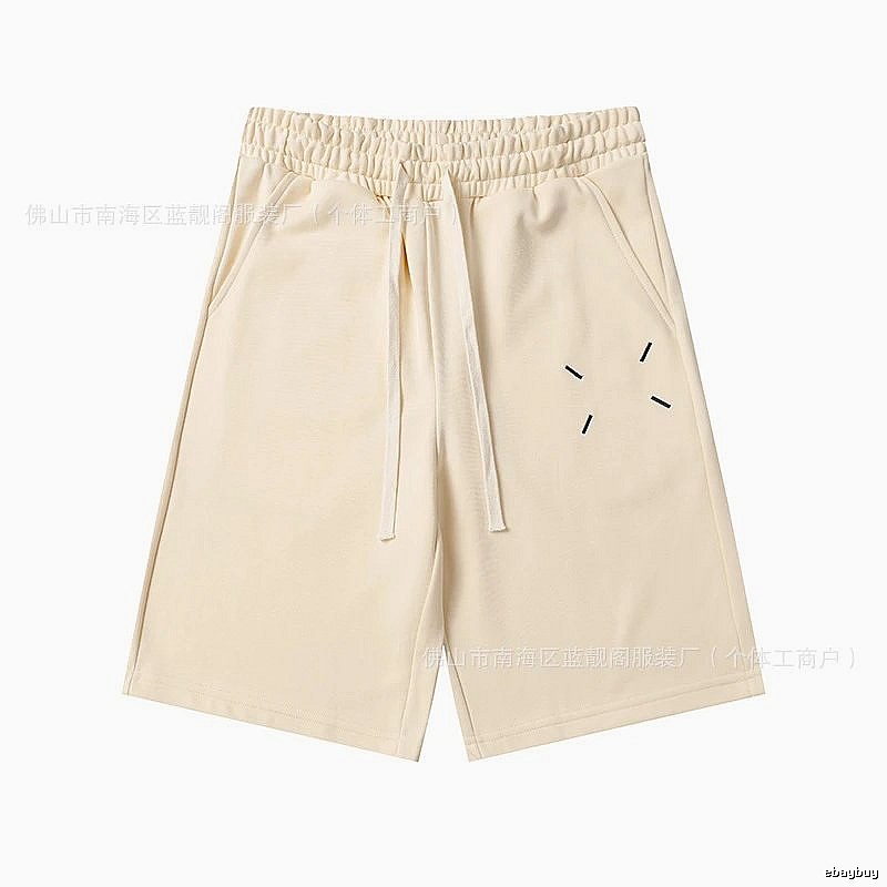 Maison Margiela minimalist style beige shorts