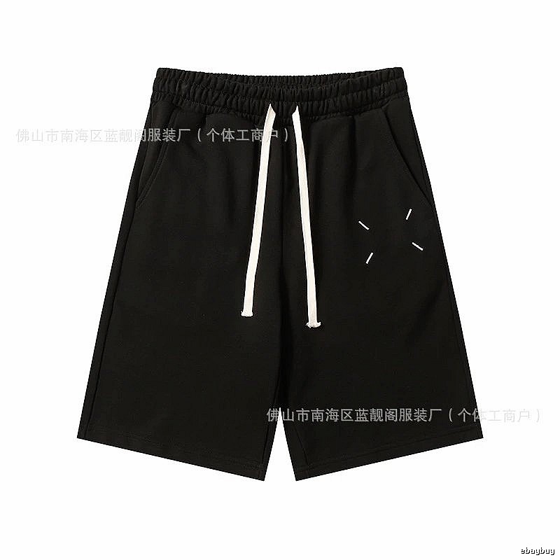 Maison Margiela minimalist style black shorts