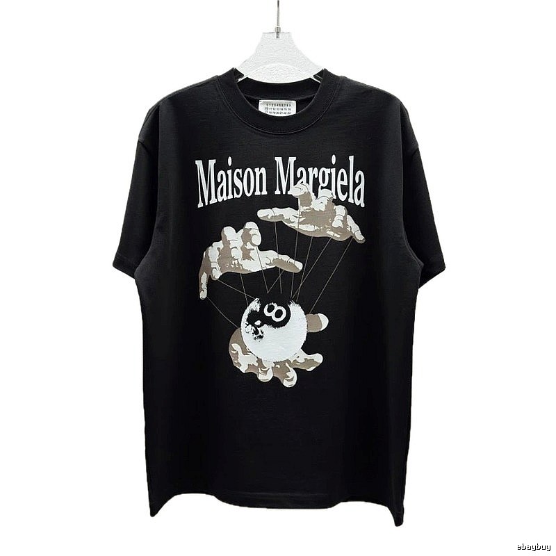 Maison Margiela Puppet Print Trendy Cool Black T-Shirt