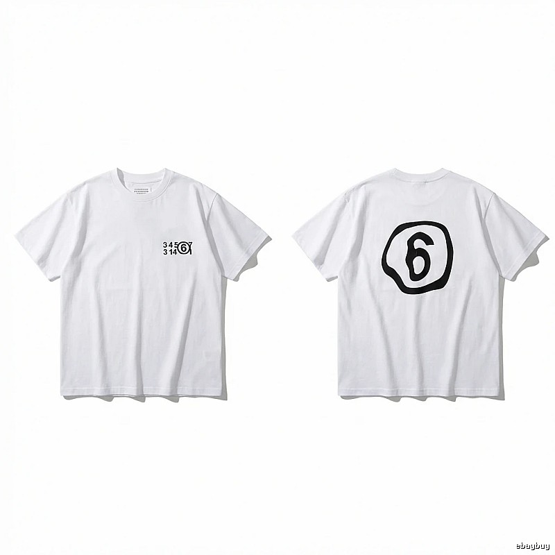 Maison Margiela white T-shirt with digital printing