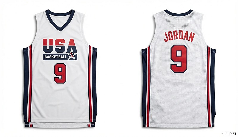 Michael Jordan retro-style white jersey
