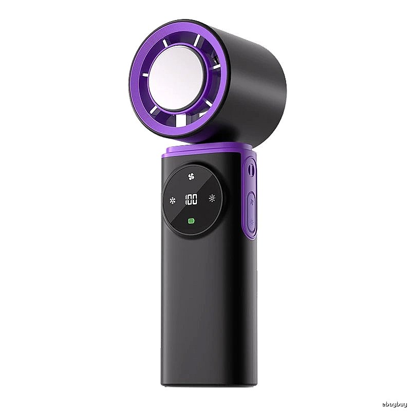 Mini Handheld Cooling Fan For Portable Airflow Gray Ice-compress Version