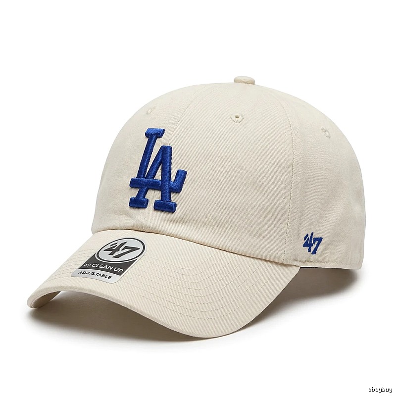 MLB baseball style white baseball cap