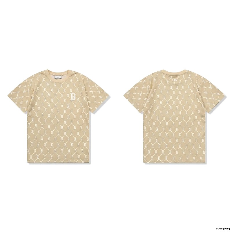 MLB Old Flower Style Beige T-shirt