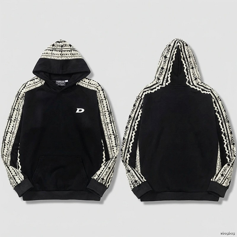 MLB retro style black hoodie