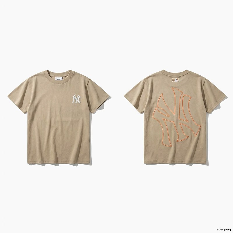 MLB retro style khaki T-shirt