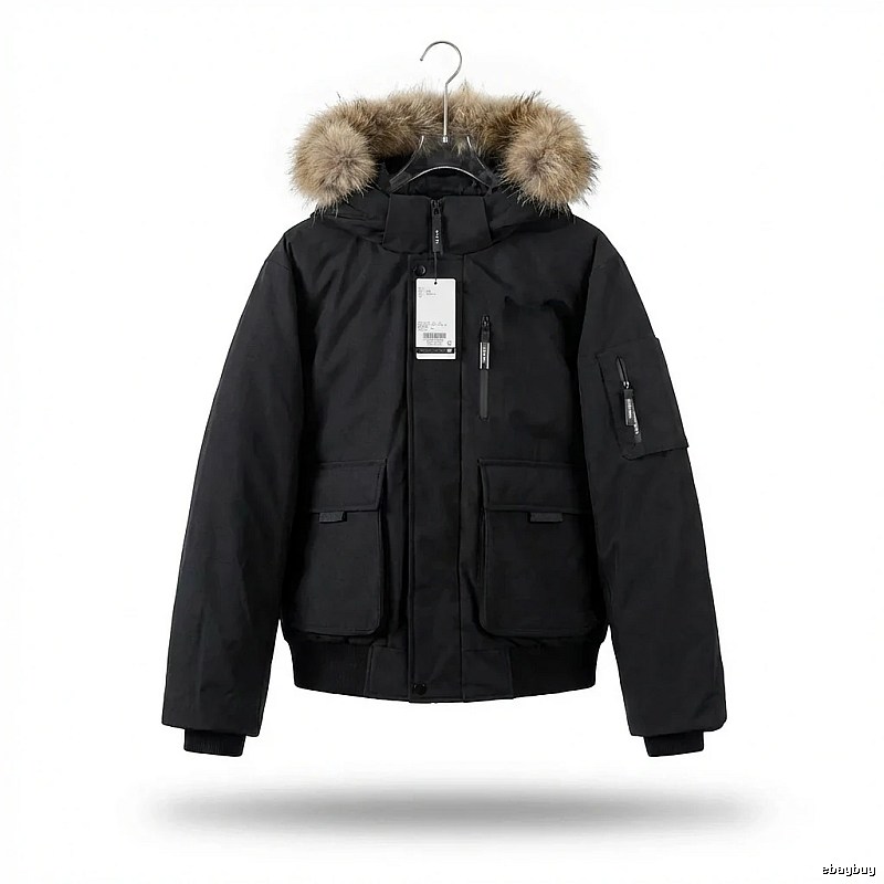 MLB Workwear Style Black Down Jacket