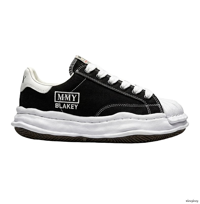 MMY BLAKEY Trendy Black and White Sneakers
