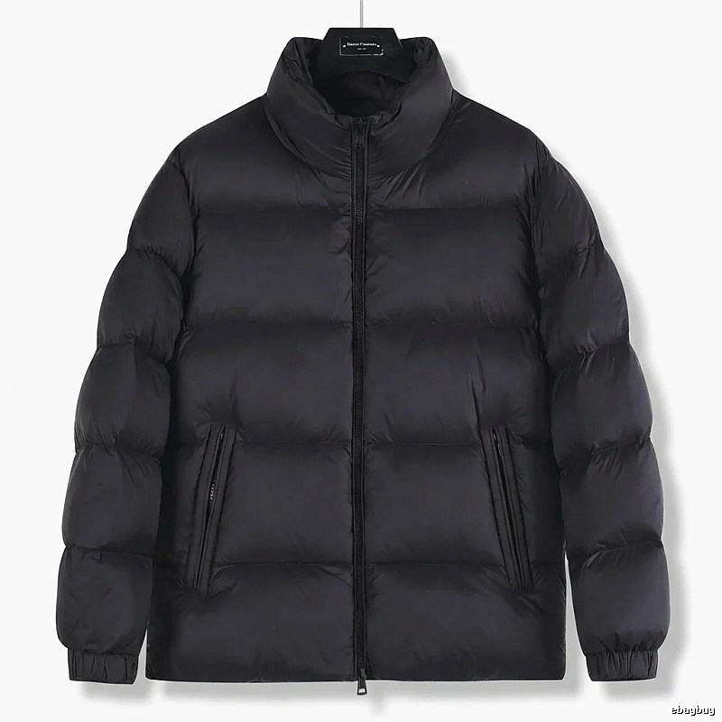 Moncler black casual down jacket