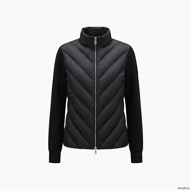 Moncler black casual style down jacket