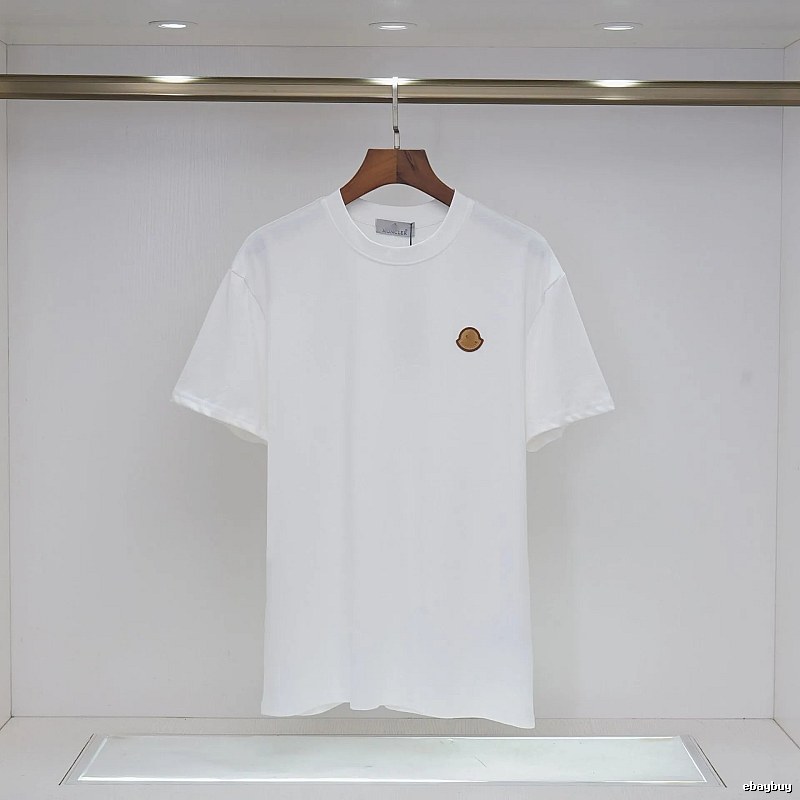 Moncler Classic Minimalist Style White Short-sleeve T-shirt