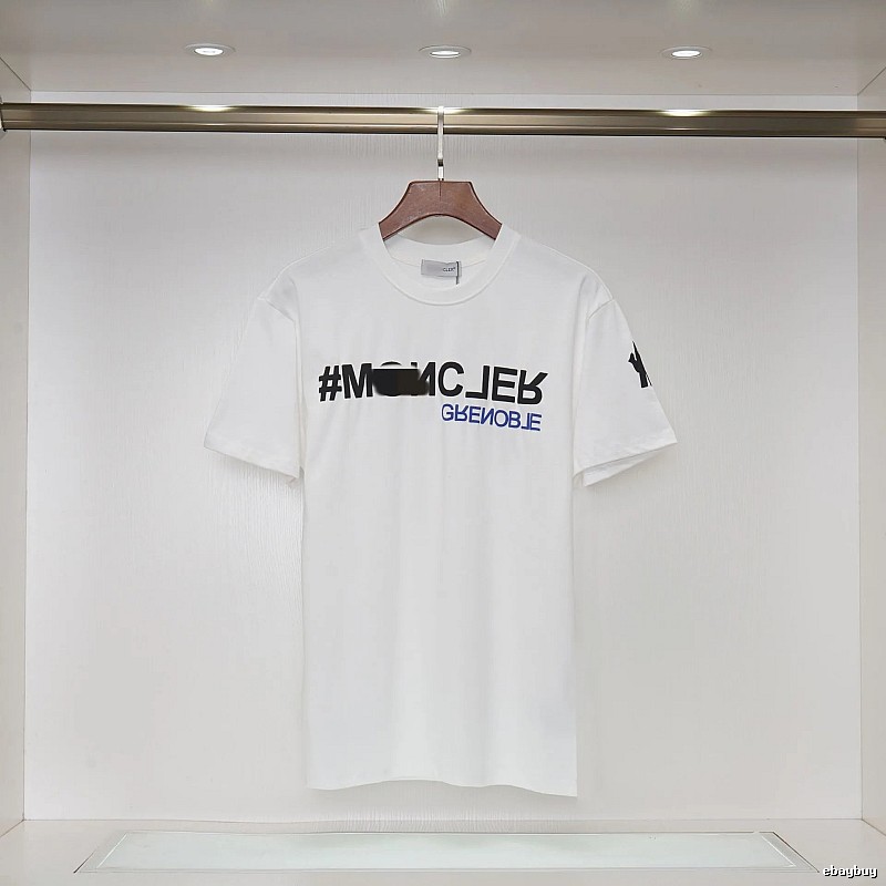 Moncler Grenoble Trendy Printed White T-Shirt
