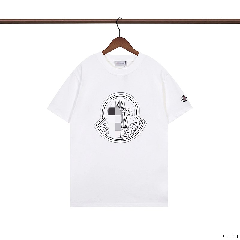 Moncler Logo Collection Trendy Style White T-Shirt
