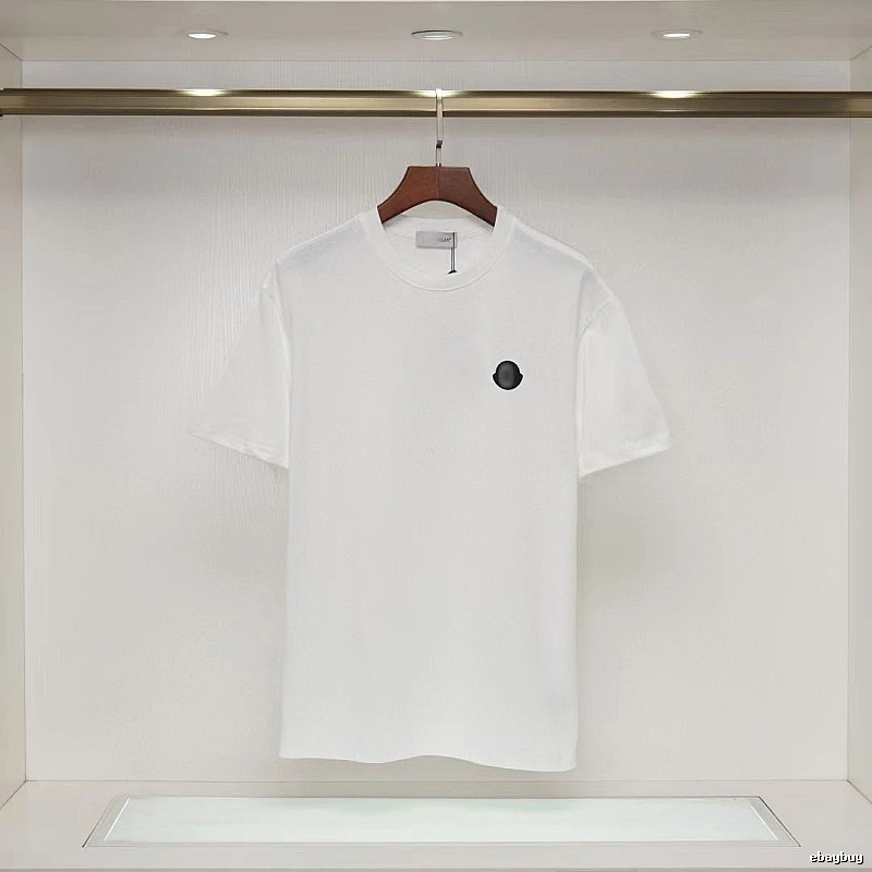 Moncler Minimalist Casual Style White Short-sleeved T-shirt