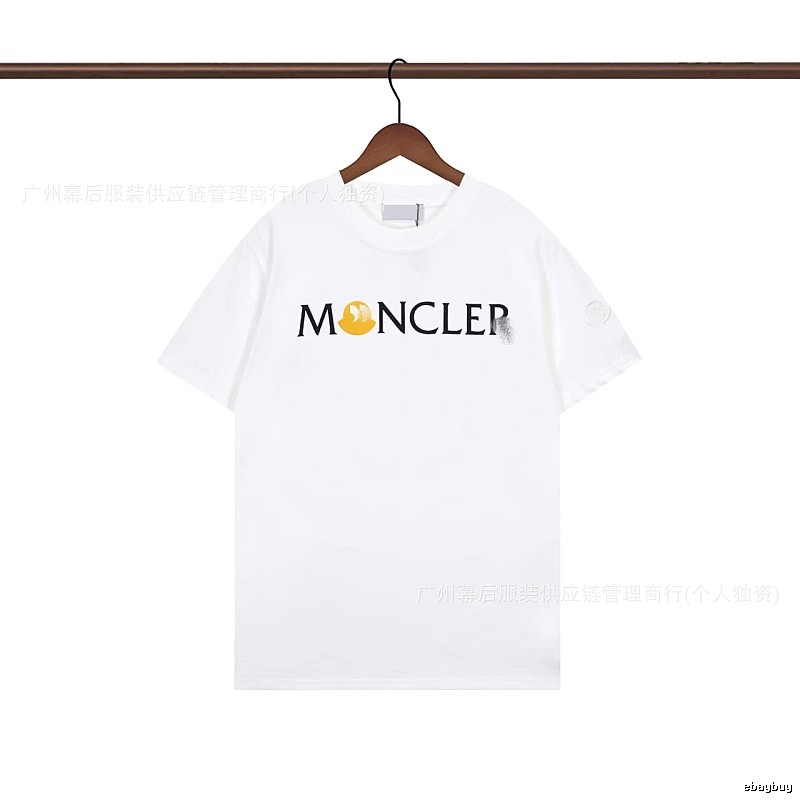Moncler Printed Casual White Short-sleeve T-shirt