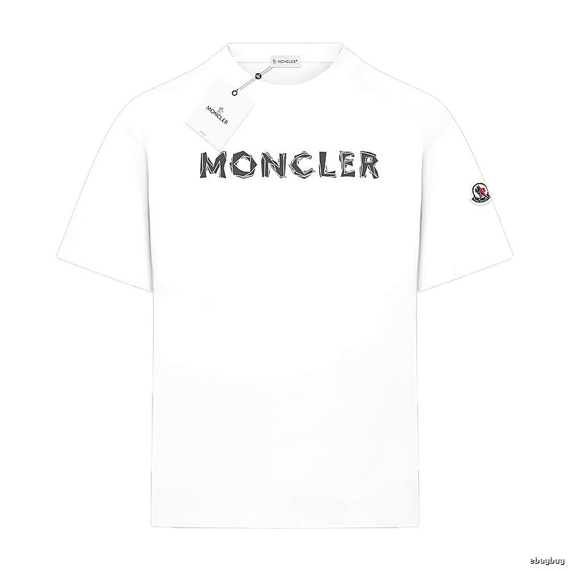 Moncler Simple and Fashionable White T-shirt