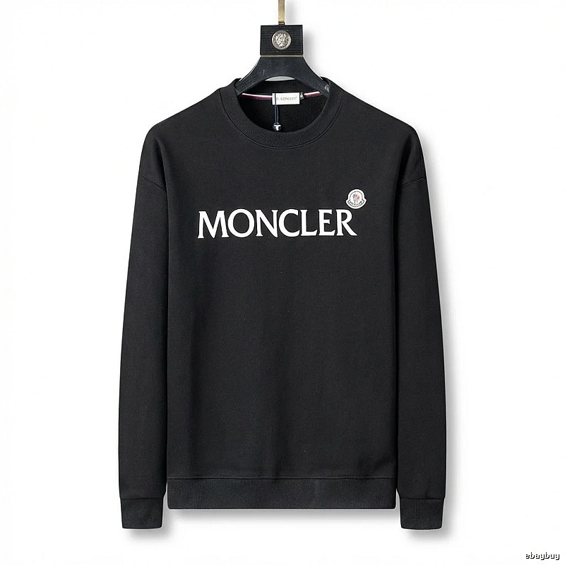 Moncler simple-style black sweatshirt