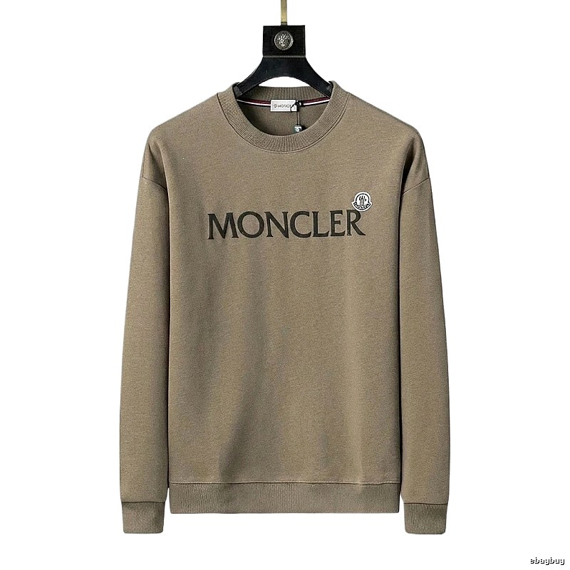 Moncler simple style khaki sweatshirt