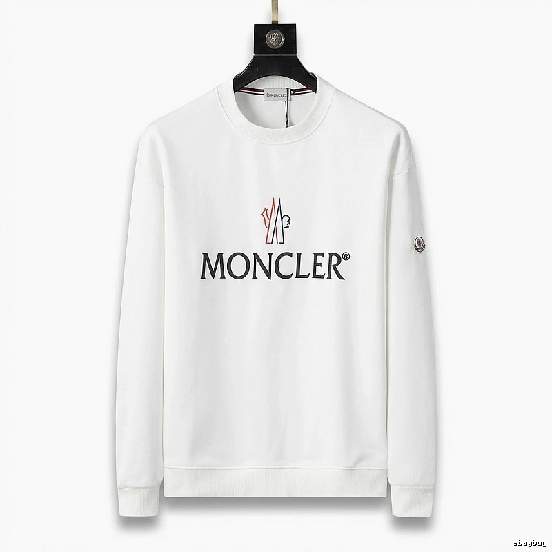 Moncler simple white sweatshirt
