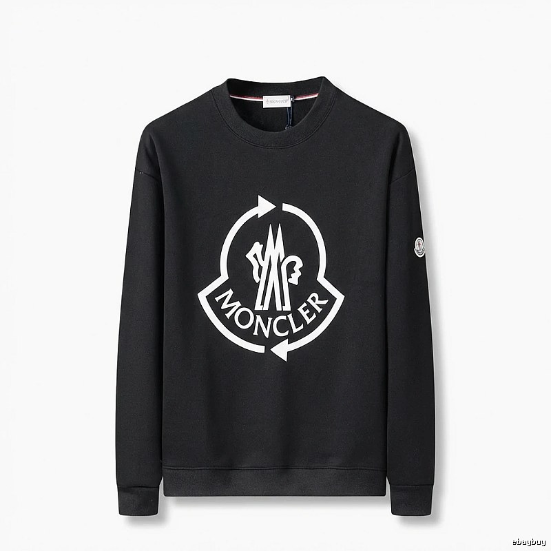 Moncler's classic trendy black sweatshirt