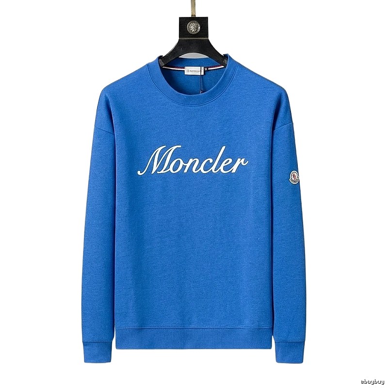 Moncler's simple and fashionable blue sweatshirt