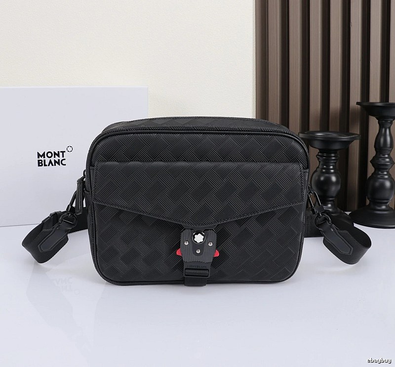 Montblanc Crossbody bag Black Monogram Flap Shoulder